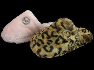Michael Kors Womens Jet Set MK Fur Pink Or Cheetah House Shoes Comfort