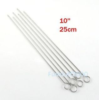 Barbecue Kebab BBQ Skewers Poultry Lacer Stainless Steel Metal 12