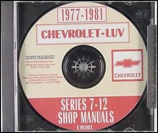 Luv 2.2 Liter Isuzu Diesel Engine Repair Shop Manual CD Chevrolet