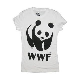 New Authentic Chaser WWF Panda Juniors Tee Shirt