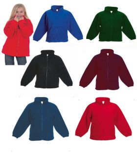 Kids Childrens School Fleece Jacket Premium Age 2   13