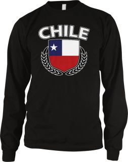 Of Arms Thermal Long Sleeve T shirt Olympic Game Chilean Football Tee