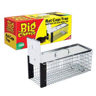 Heavy Duty Rat Cage Trap Catch Live Rats Mice Rodents