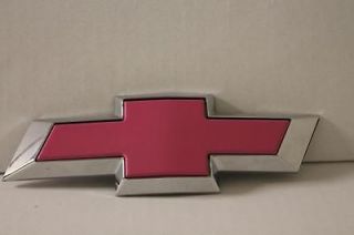 2011 2013 CHEVY EQUINOX PINK FRONT & REAR GOLD REPLACEMENT BOWTIE