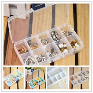 New Plastic Tool Case Storage Box 10 Compartment Portable Cheap for