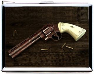 357 python classic gun holsters retro vintage CIGARETTE CASE LIGHTER