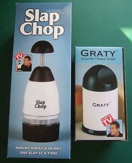 Slap Chop & Bonus Graty~As Seen on TV~Food Slicer & Cheese Grater