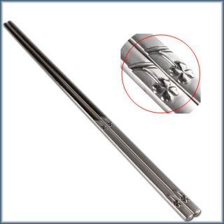 Korean Stainless Steel Only Chopsticks Single & Multi Set Clover