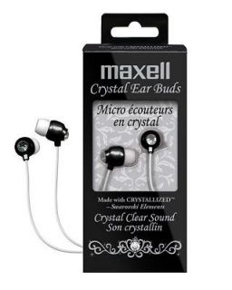 Maxell Crystal Earbuds with Crystallized Swarovski Elements  3.5mm