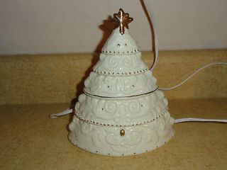 Vintage Christmas Tree Illuminating light Porcelain ceramic table