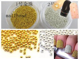 HOT Caviar Ball Beads Nail Art Metallic Tips Decoration Manicure