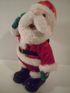 Animated Singing Dancing Santa Claus comin to town Beverly Hils on