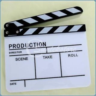 New Clapper Board Clap Clapperboard TV Film Movie Slate