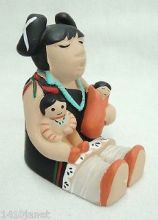 Cleo Teissedre Storyteller Figurine Southwestern Pottery 1987 Signed 2