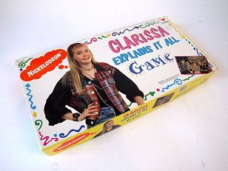 Vintage 90s grunge CLARISSA EXPLAINS IT ALL Board game Nickelodeon