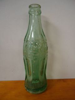 Vintage Coca Cola 6 oz Green Embossed Bottle New York NY