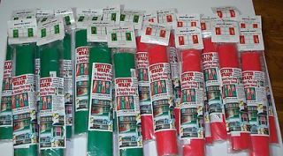 Christmas CANDLE Outdoor Window Decorations SHUTTER WRAPS Set
