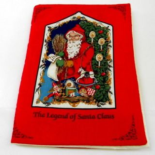 CHRISTMAS CLOTH BOOK THE LEGEND OF SANTA CLAUS