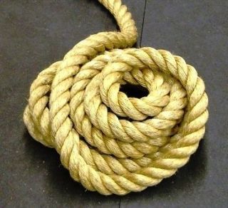 New 6 ft x 1.5 Manila Rope Crossfit Gym Climbing 6ft
