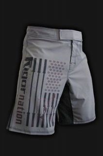 Rigor Gear CrossFit Shorts WOD Shorts MMA Shorts   Grey   Rigor Nation