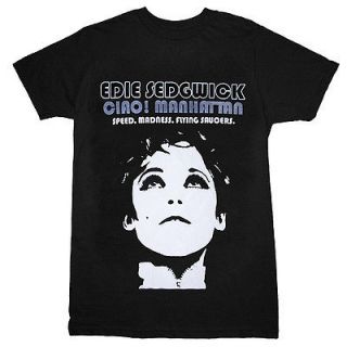 Edie Sedgwick t shirt Ciao! Manhattan punk Velvet Underground Andy