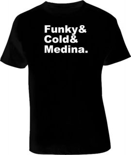 Funky Cold Medina Retro Rap Hip Hop 90s Black T Shirt