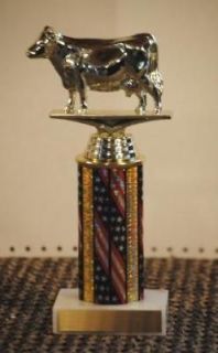 10 Dairy Cow Trophy Award with free engraving