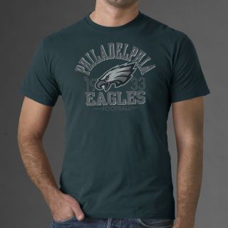 47 Brand NFL Philadelphia Eagles Vintage Style Fadeaway Mens T Shirt