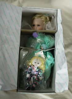 NIB Heritage Dolls Hamilton Collection Porcelain Doll Amanda Baby Doll