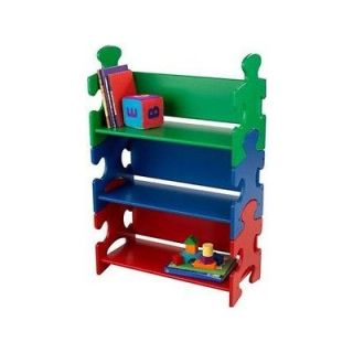 Puzzle Book Shelf Primary KidKraft 14400 Childs bookcase