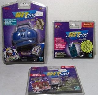 TIGER 2002 HIT CLIPS PLAYER RADIO & CLIP 3 x COMBO LOT MOSC NEW HTF C