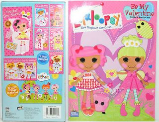 classroom CARD cards POSTER LalaLoopsy + BE MY ACTIVITY COLORING BOOK