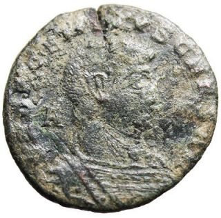 SCARCE Large 22mm Coin of Decentius Angels / Victories Arles RIC 165