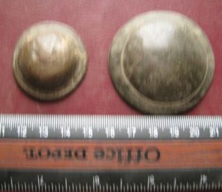 Authentic Ancient Artifact Lot of 2 Horse Harness Decorations 8979