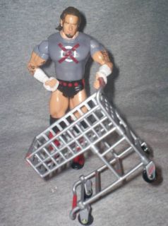 WWE Ruthless Aggression Figure CM PUNK / Shopping cart
