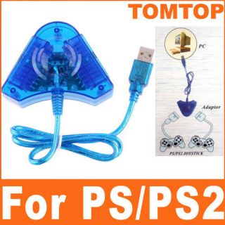 USB TO PC GAME CONTROLLER ADAPTER CONVERTER FOR PS2
