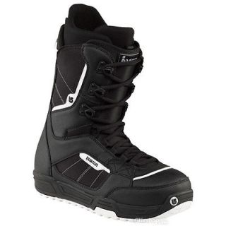 Burton Invader Black White Snowboard Boots 2012 *Brand New* Full Size