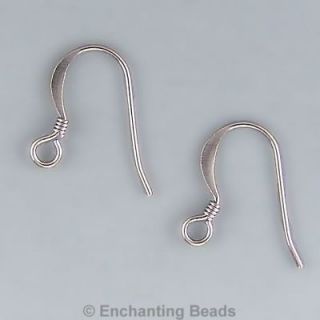 French Hook Earrings w Coil Black Oxide 41052 (144)