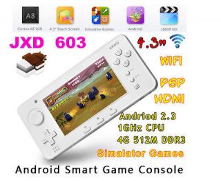 Resistive Touch Screen 4GB Android2.3 MP5 game console Table PC