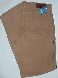 LUCKY BRAND 361 Vintage Straight Corduroy Pants 34 34 Long Khaki Tan