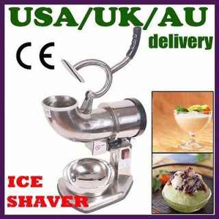 EASY USE ICE SHAVER SNOW CONE MAKER MACHINE SAFE OPERATION SHAVED ICE