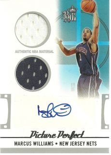 Nets Conneticut UCONN 2006 07 Topps Big Game Jersey AUTO RC /199