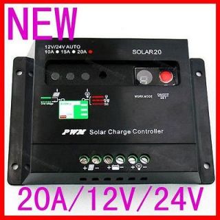 20A MPPT Solar Panel Charge Controller Regulator 12V 24V DC 2210RN