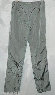 TAGLIA UNICA Gray Nylon sz 8 Parachute Pants Henri Bendel size 42