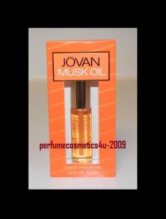 JOVAN by COTY PERFUME MUSK OIL .33 OZ / 9.8 ML RARE NIB