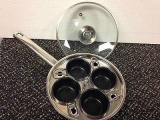 Stainless Steel Sauce Pan with Mini Simmer Pots EGG POACHER PAN