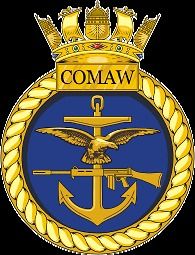 British Royal Navy Commodore Amphibious Warfare COMAW, Emblem Crest