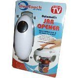 Seen on TV One Touch Automatic Electric Jar Can Opener NEW