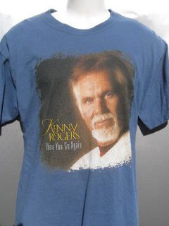 2000 KENNY ROGERS THERE YOU GO AGAIN concert 2 sided tee t shirt Large