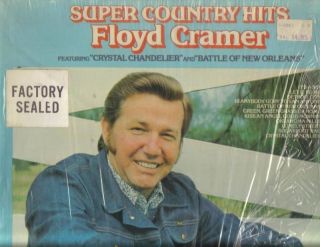 FLOYD CRAMER SUPER COUNTRY HITS LP SHRINK QUAD VG++